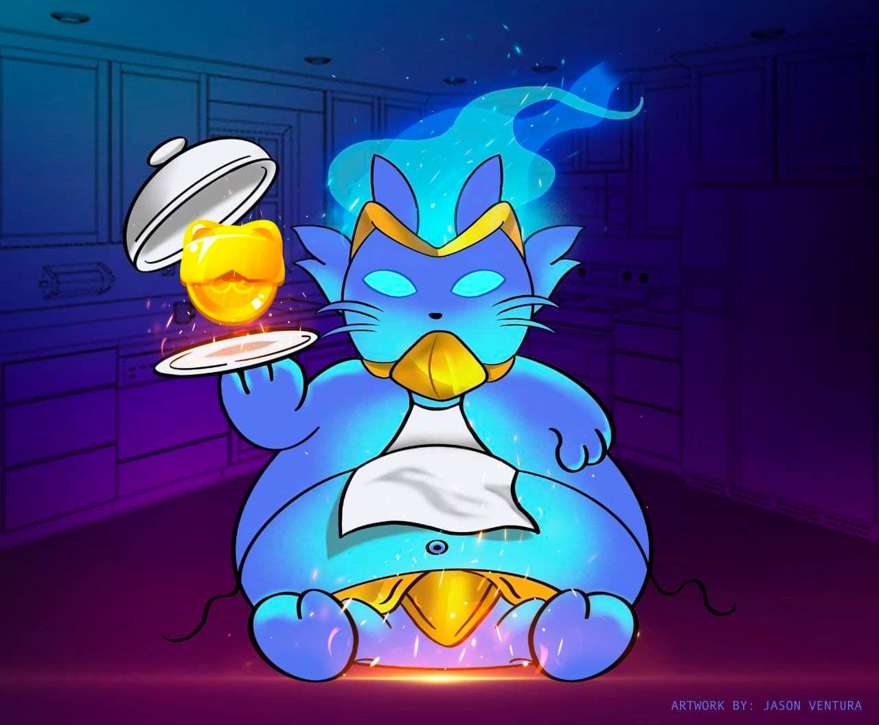 Artist: Hiccupee - This is B’tuin’s little brother, He’s the one in-charge in cooking some delicious Token for everyone in the universe. Yes, I know he’s chubby not because he always stays in the kitchen but because he can’t stop eating those floppy air in space.